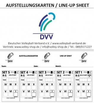 aufstellungskarten volleyball